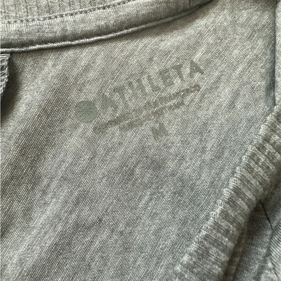 ATHLETA Gray Long Sleeve Top size M - Picture 2 of 4